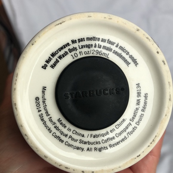 STARBUCKS 2014 Chevron Double Wall 10 oz Travel Mug - Picture 5 of 6